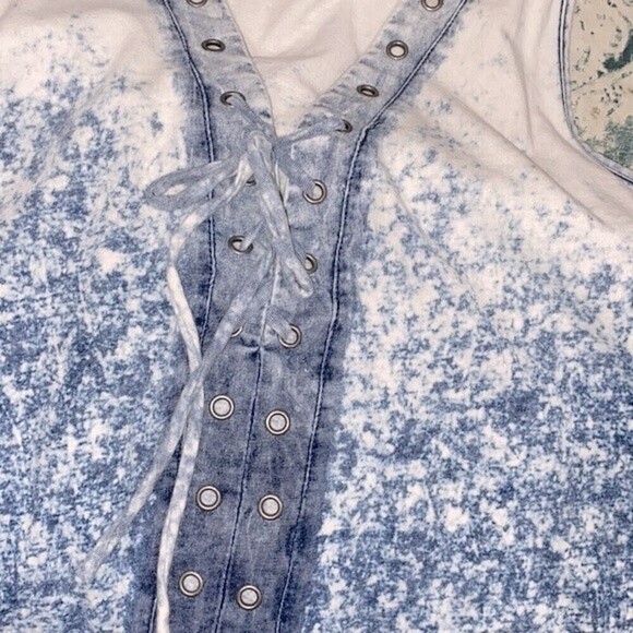 WRANGLER country western top lace up size large - Picture 6 of 6